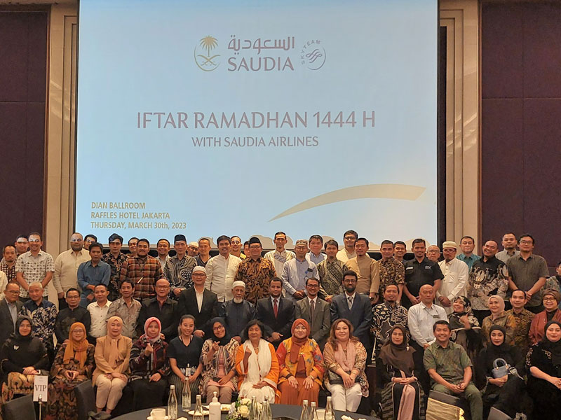 Saudia Airlines Indonesia Gelar Acara Buka Puasa Bersama Mitra Agen Perjalanan di Jakarta