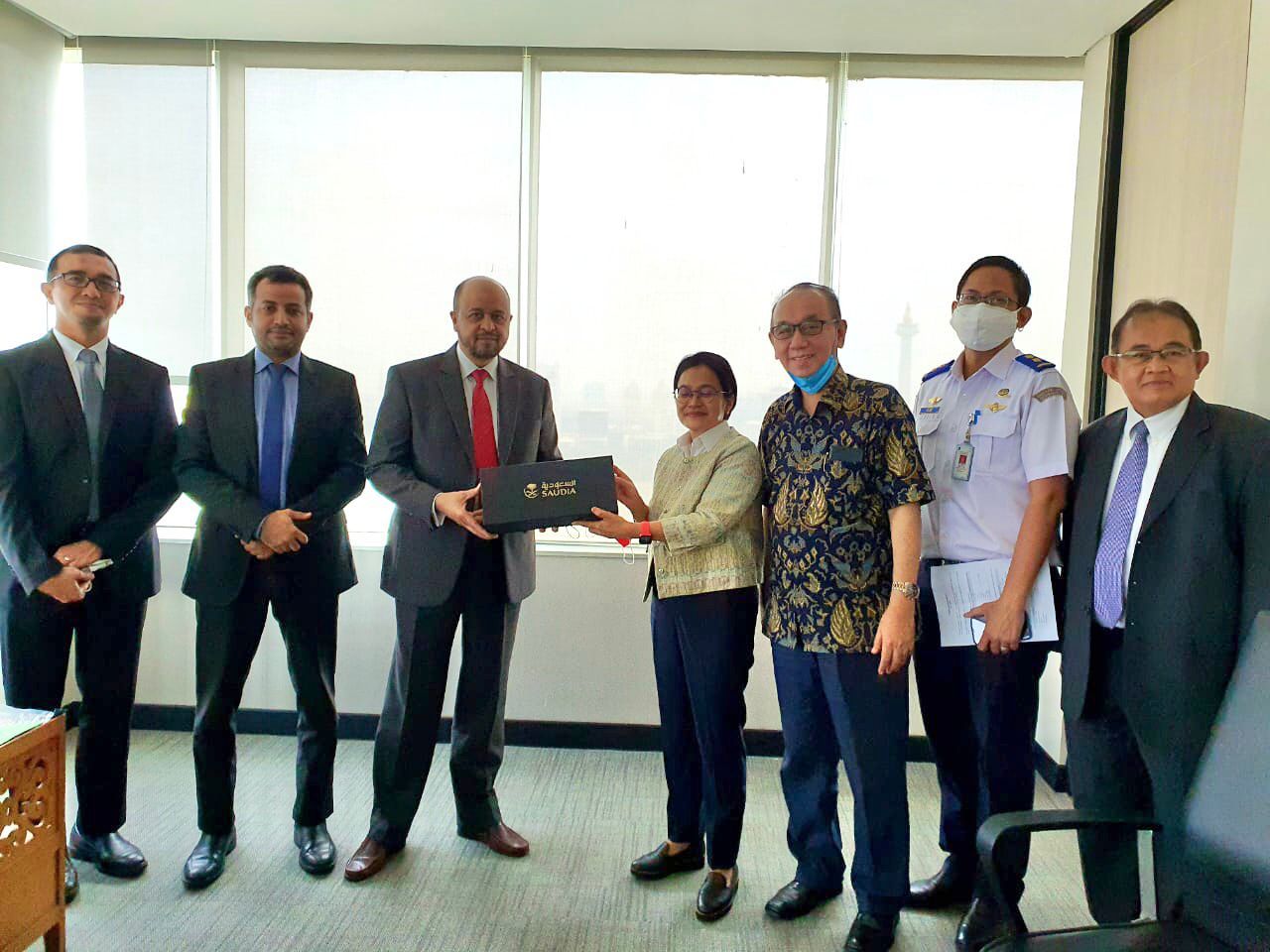 Kunjungan Country Manager Saudia Airlines ke kantor Direktorat Jendral Perhubungan Udara