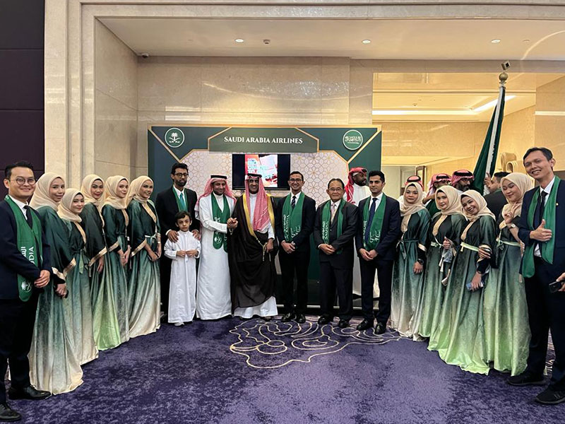 Saudia Airlines Sukses Memeriahkan Perayaan Hari Nasional Kerajaan Saudi Arabia Ke-93 di Jakarta