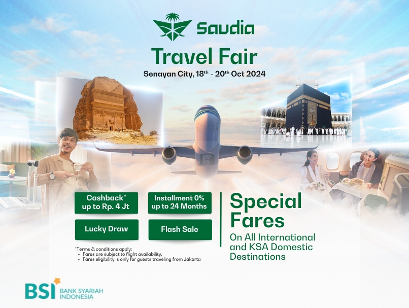 Saudia Travel Fair 2024: Wujudkan Liburan Impian Anda!